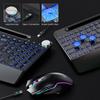2.4G Wireless RGB Backlit Keyboard & Silent Mouse Combo with Adjustable Lighting & Anti-Screen-Off.