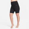 Nike Zenvy Air Series Logo Print Slim Fit High Waist Regular Shorts Women shorts Black FD8640-010