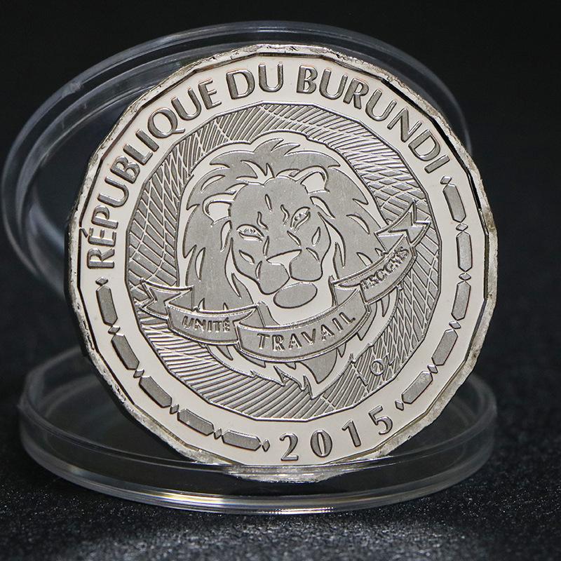 African Tropical Fish Commemorative Coin, Marine Animal Gold and Silver Coins, Clownfish Commemorative Silver Coins, Foreign Currency, Coins