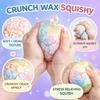 1-Pack: Rainbow Crackle-Texture Squeeze Ball — Adult Stress Relief & Sensory Soothing Toy