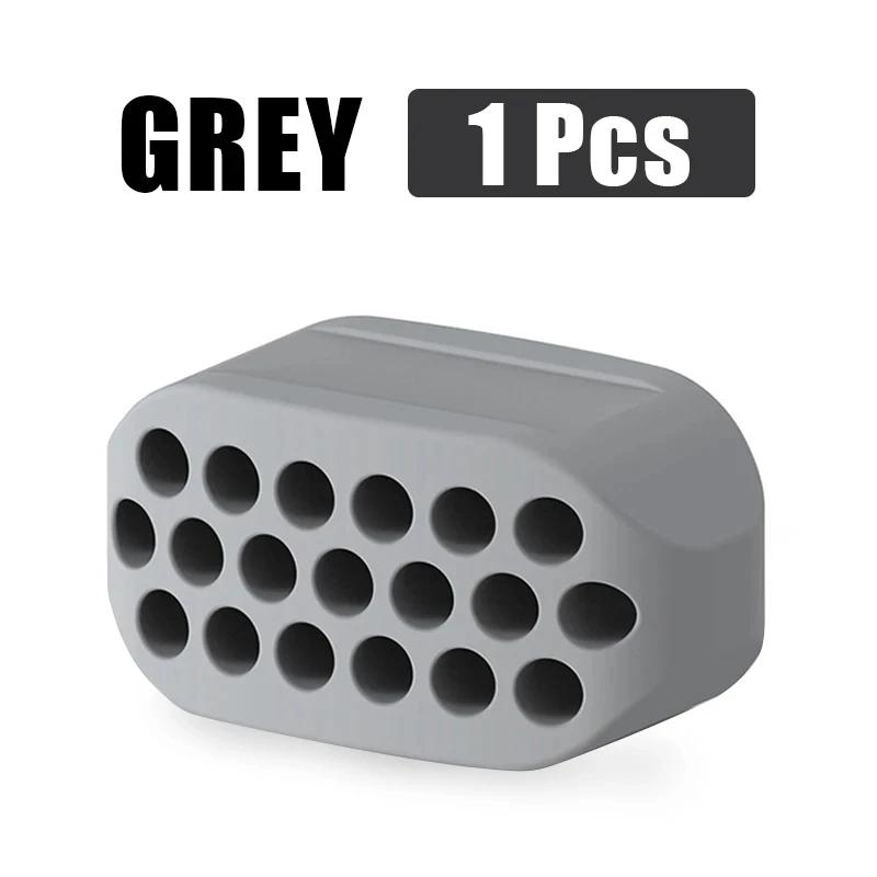 Durable And Safe 1/2Pcs Large Jaw Exerciser Fitness Jawline Muscle Training Double Chin Reducer Neck Face Slimming Mouth Jawliner Silicone Chew