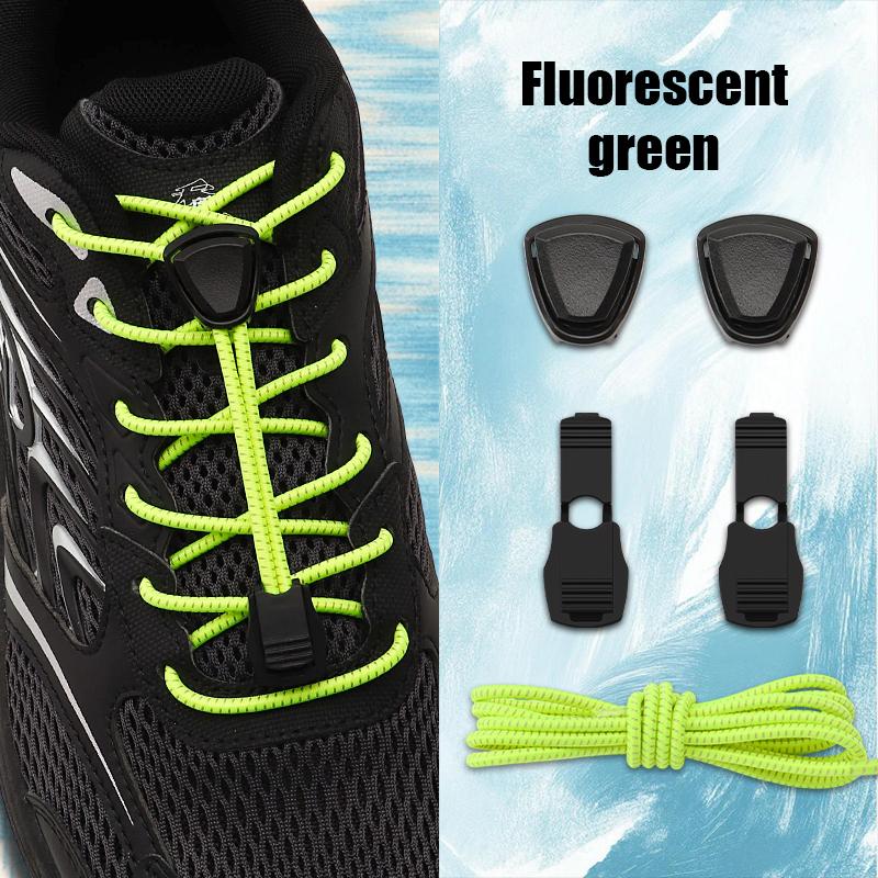 Elastische No-Tie Schnellverschluss-Schnürsenkel Automatisch für Wandern Laufen Sneaker - Ersatzzubehör für Outdoor-Schuhe