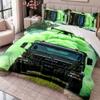 MAN 3Pcs Bedding Set Duvet Cover With Two Pillowcases For Bedroom Home Decoration
