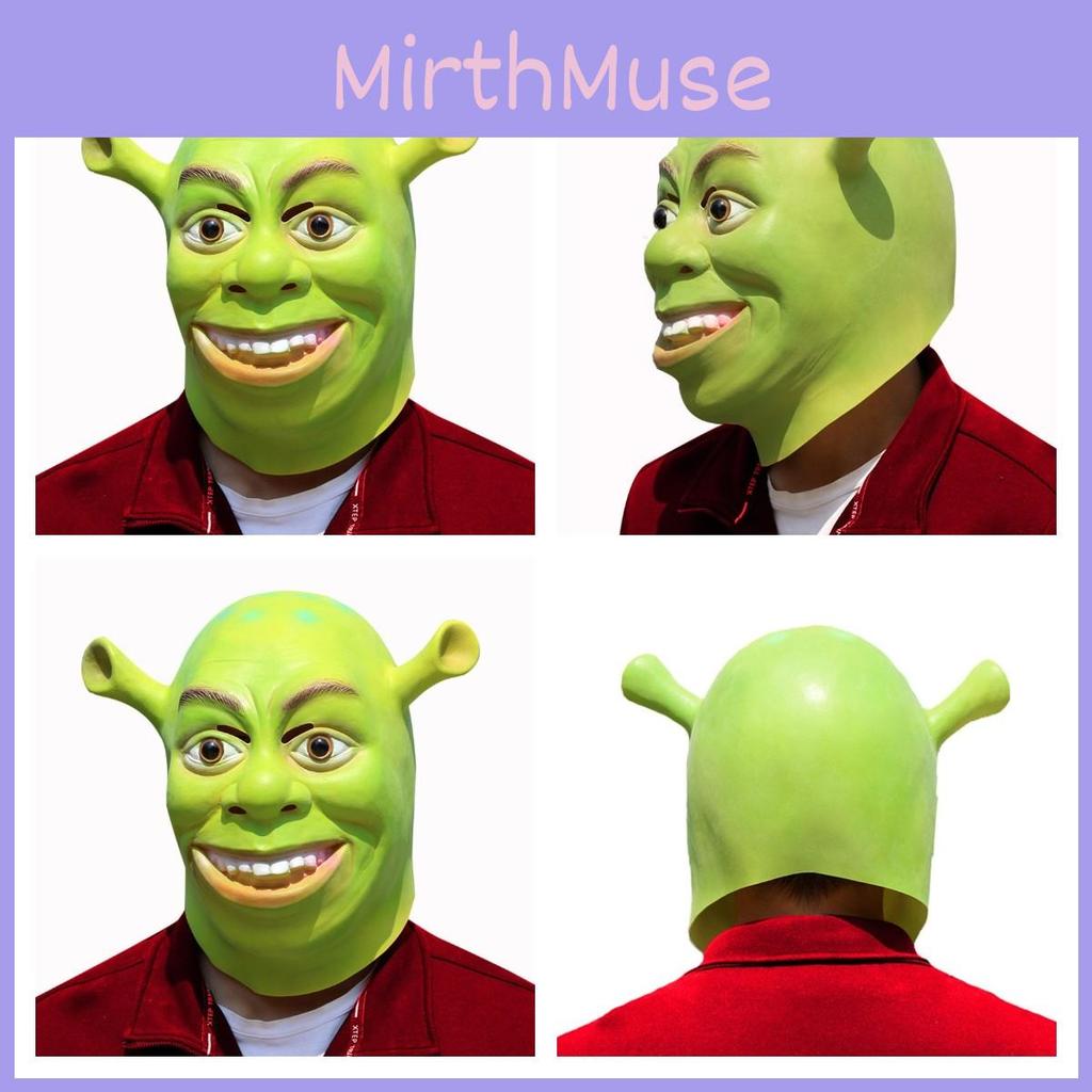 Maschera Shrek Costume Maschera Accessori Costume Cosplay Necessità di Halloween Quotidiano