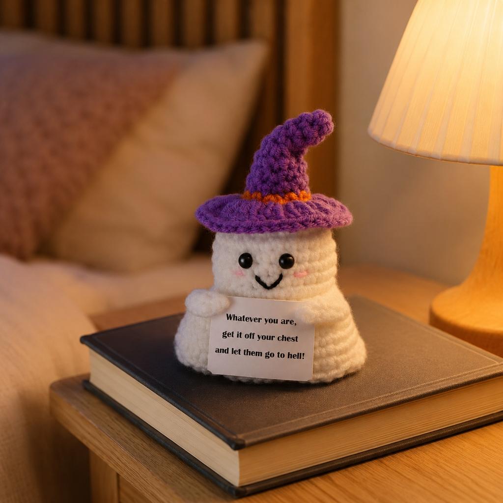 Crochet Halloween Decoration - Yarn Plush Ornament for Party and Home Decor