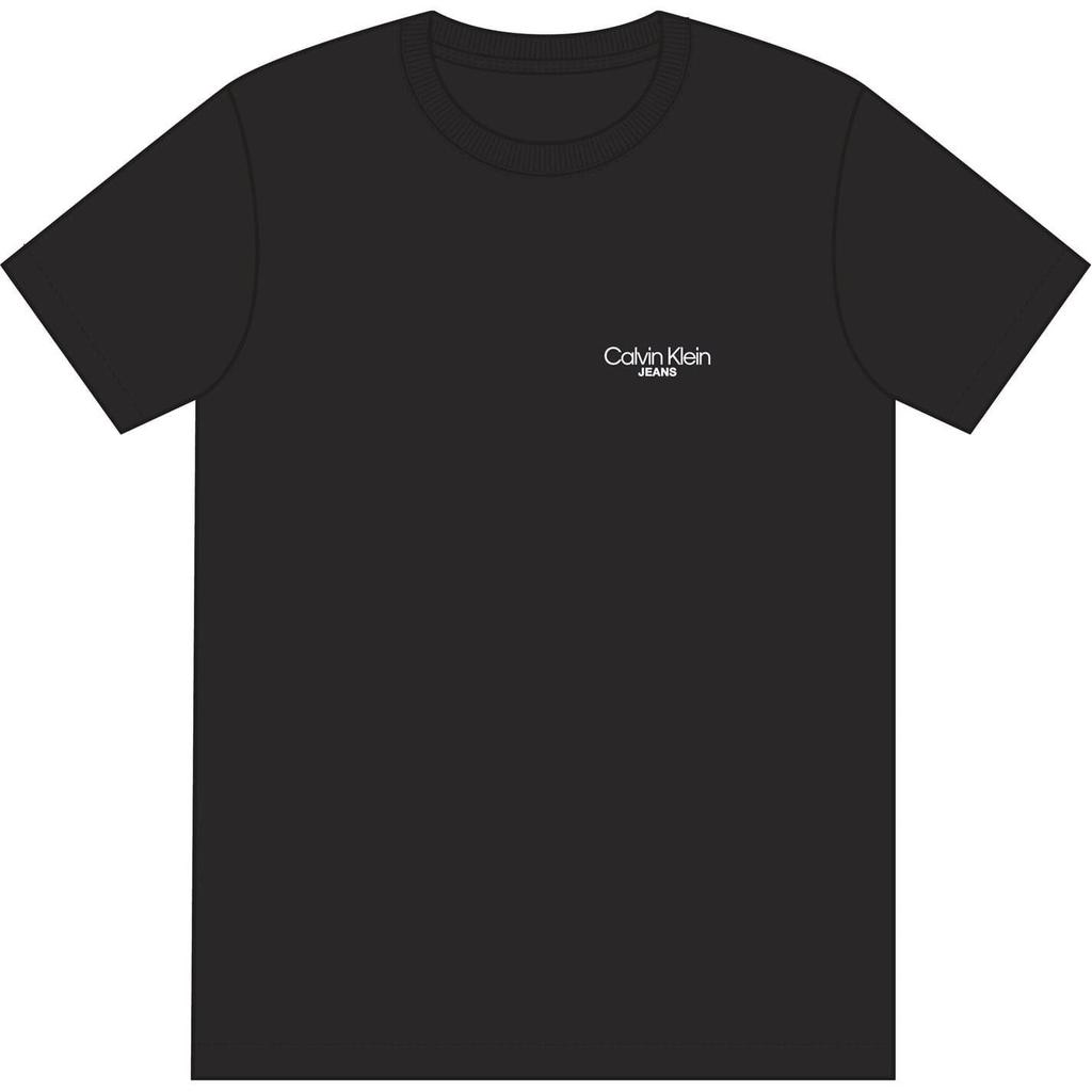 Calvin Klein Mens Back Print Logo Regular T-Shirt