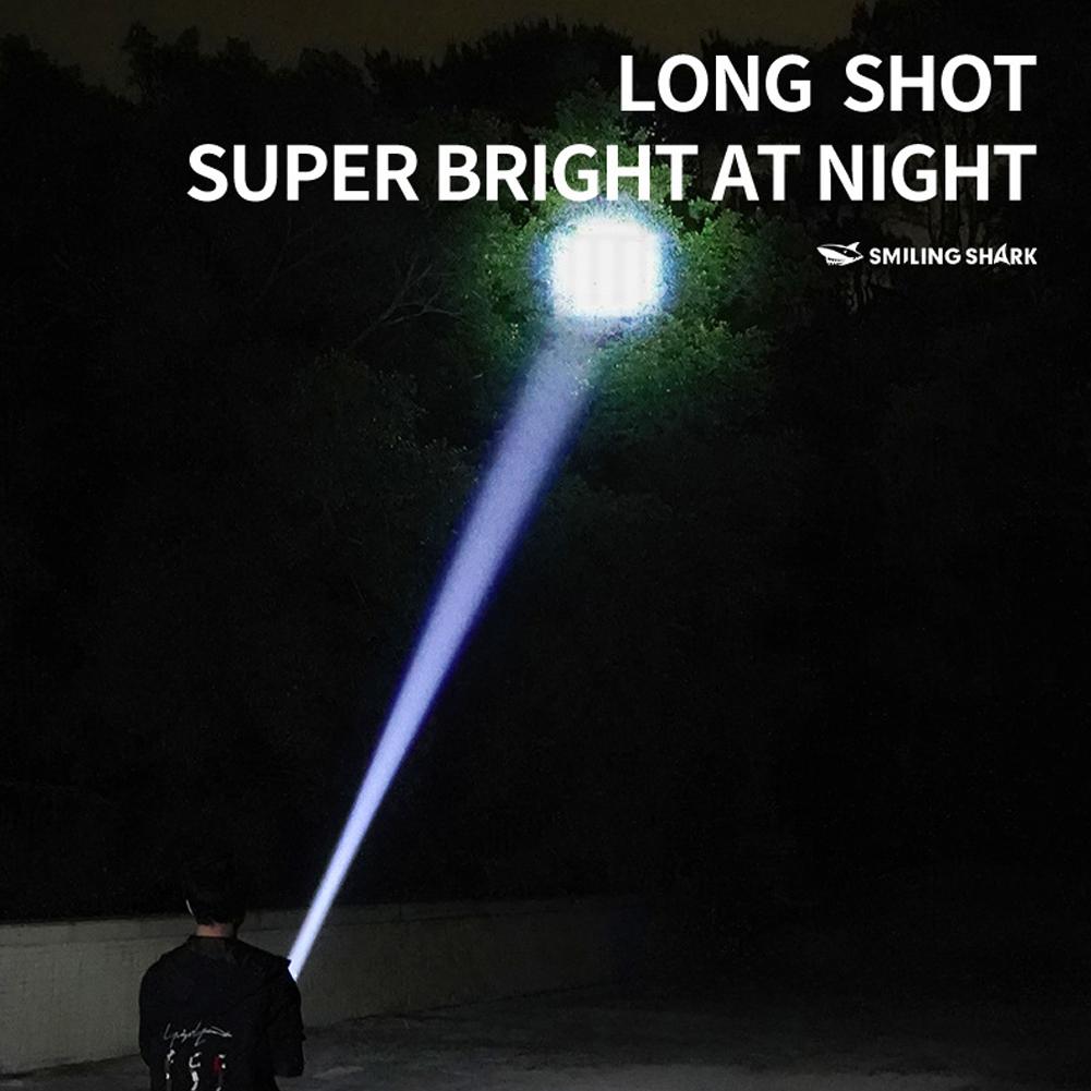 Multifunctional LED Flashlight USB Rechargeable Zoomable Torch For Outdoor Camping Waterproof Emergency Flashlight Accessories