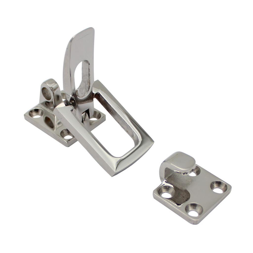 Boat Locker Hatch Stainless Steel Anti-Rattle Latch Fastener Clamp for Boat Marine Hardware Boat Door Lock Latch Catch