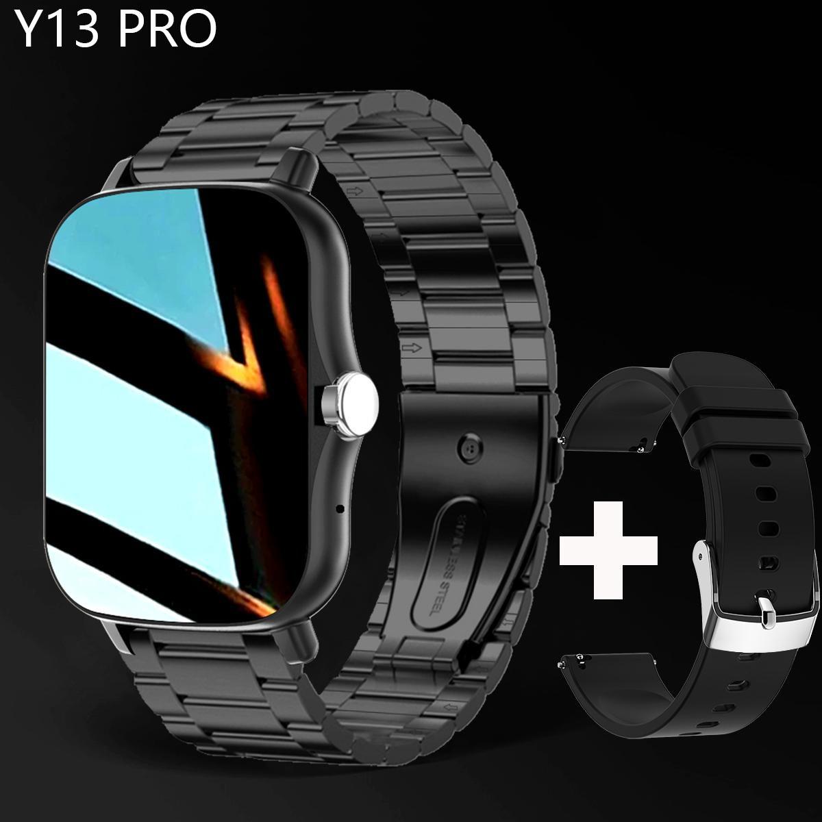 Y13 PRO Умные часы Pro Модные Bluetooth-звонки 1,8-дюймовый экран Пульсометр Фитнес-трекер Голосовой помощник Мужские и Женские Смарт-часы GTS
