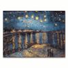 Van Gogh Notte stellata Paesaggio astratto Canvas Poster Famoso classico Wall Art Print Immagine decorativa Modern Living Room Decor