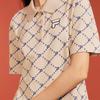 FILA Fusion Fashion Comfortable Sports Casual Polo Dress Women dresses Feather-Gray T11W423306FGY