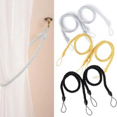 2Pcs Handmad Curtain Woven Tiebacks Ins Style Light Luxury Curtains Binding Rope Easy To Use Curtains Tied Strap