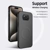 Xiaomi POCO X3 MagSafe Carbon Fiber Leather Texture Case with Full Lens & Drop Protection