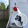 Ladder Zijhouder voor Toegang tot Schoonmaakbenodigdheden, Utility Haak voor Mand, Doek en Huishoudelijke Opbergtaken met Dagelijkse Gebruiksondersteuning dagelijks