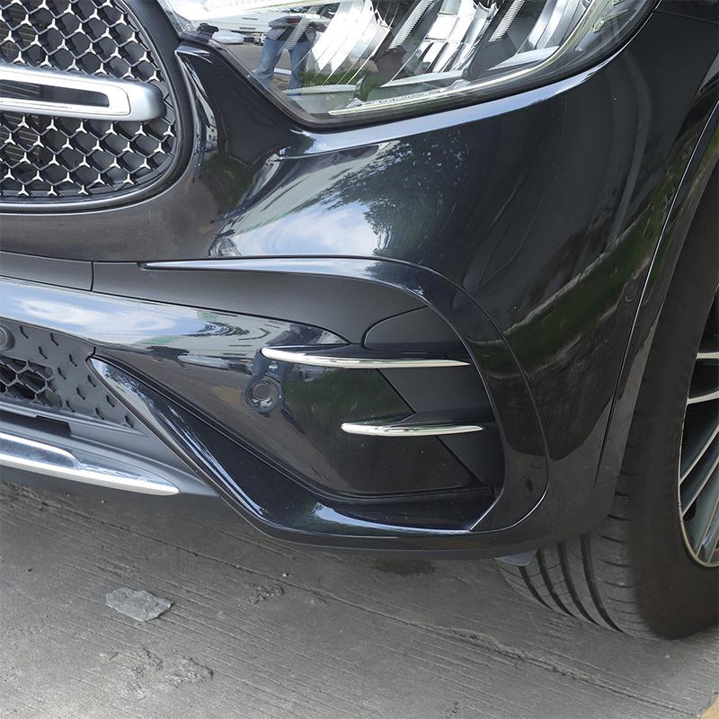 För Mercedes Benz GLC X254 2024 Bilstyling ABS Kolfiber/Silver/Svart Bil Luftintagsgaller Långa Långa Dekorationer Biltillbehör