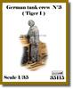 Ardennes Miniatures 135 WW2 German Tiger I Heavy Tank Crew No. 3 Tank Crew Standing Beside Turret Resin Kit AR35115 (Figure)