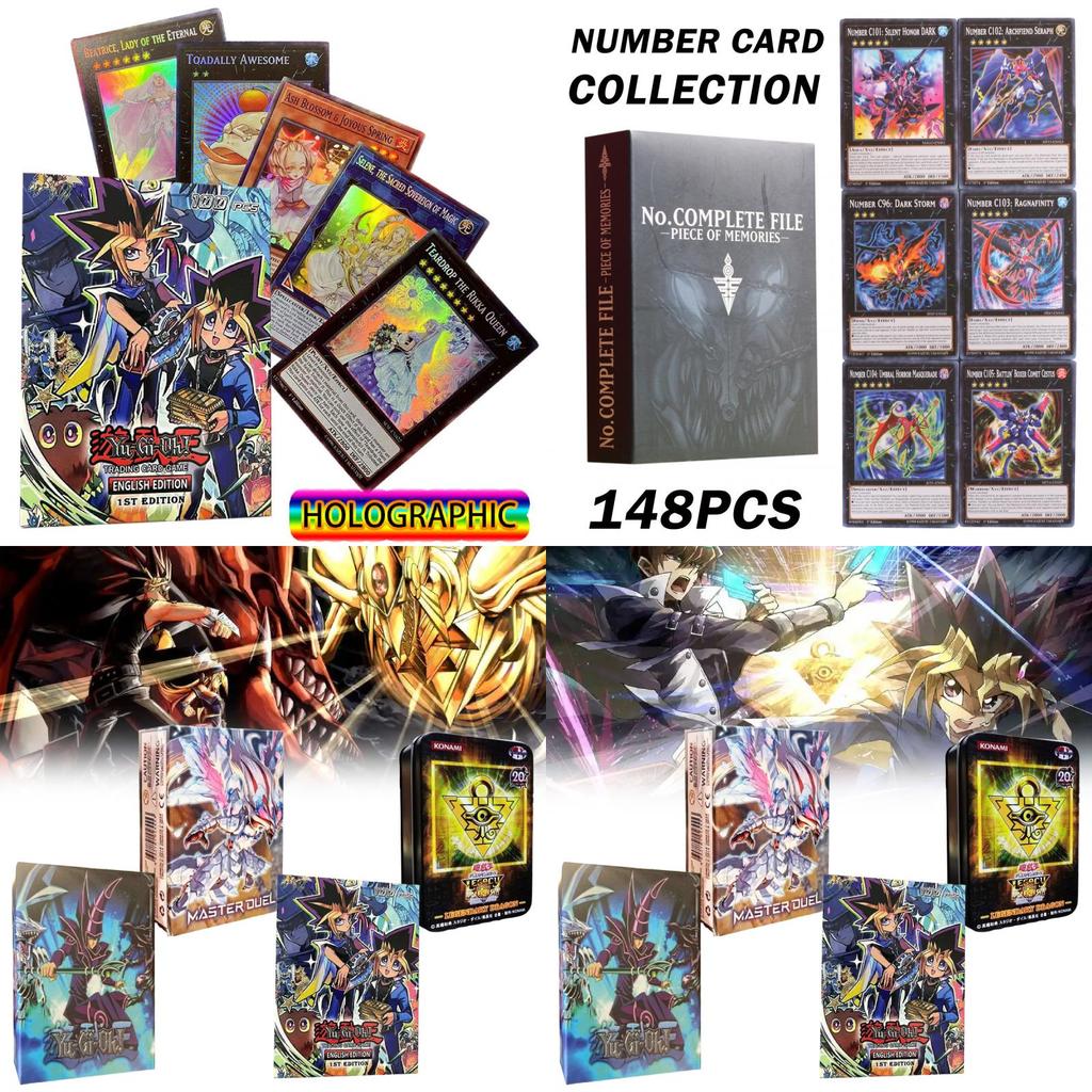 Conjunto de Cartas Yugioh Mestre do Jogo Com Cartas Colecionáveis Clássicas e Foil Para Colecionadores de Cartas