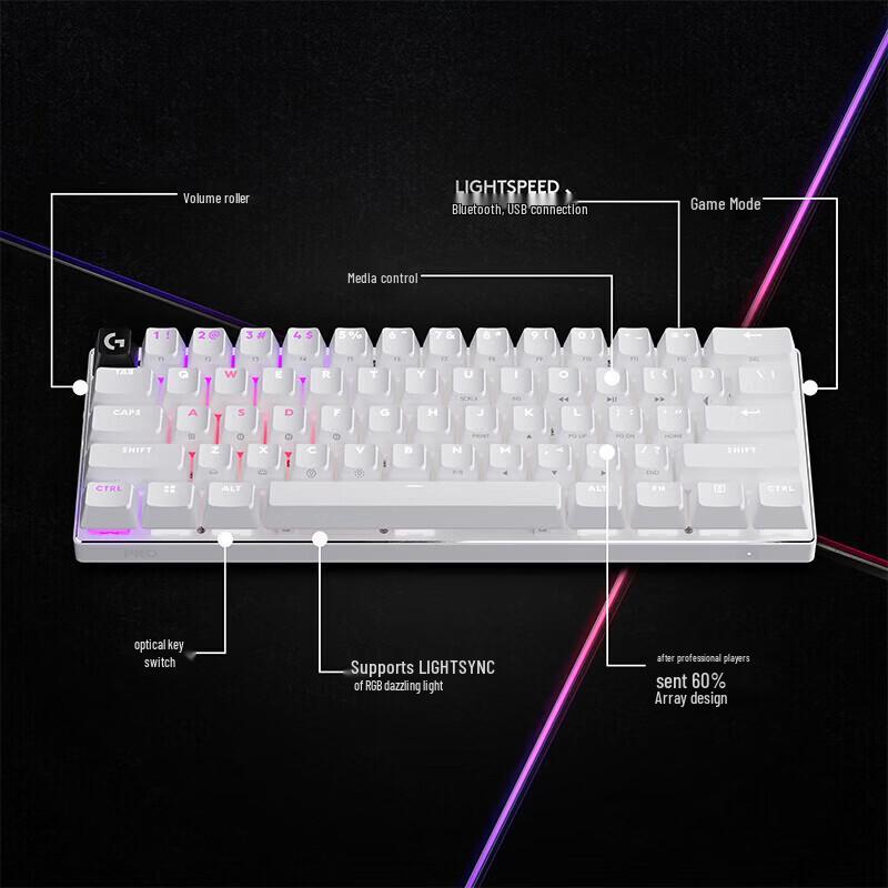 Logitech G PRO X 60 LIGHTSPEED Mechanical Keyboard