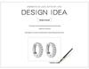Korean Style Zircon 925 Sterling Silver Ear Cuffs: Women's Elegant Trendy Hoops