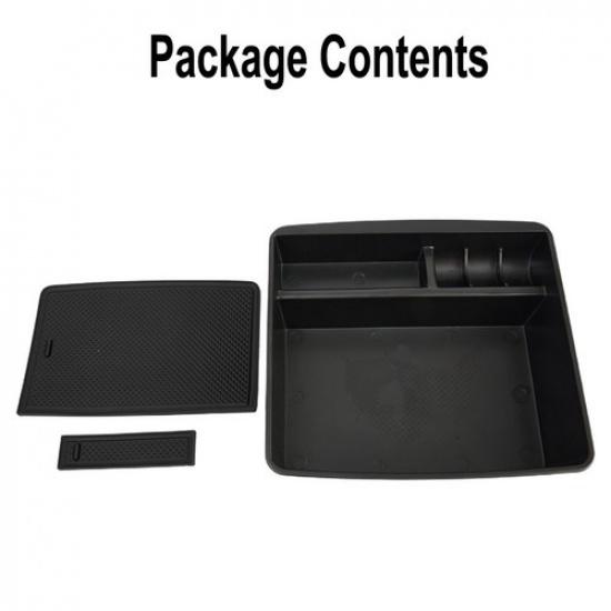 Car Storage Box Interior Inner ABS Organizer Cover 17.3x16cm Practical