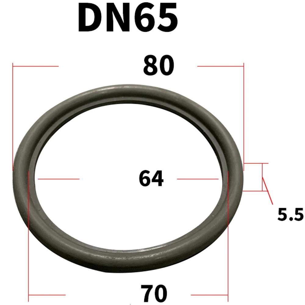 DN10/15/20/25/32/40/50-150 FKM Sealing Gasket Stirp For DIN Standard Weld Union Sanitary Homebrew