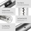 Electric Wine Opener with Foil Cutter Easy Operation Portable 2800mAh Rechargeable Wine Opener Automatic Electric Wine Bottle Corkscrew for Home Part