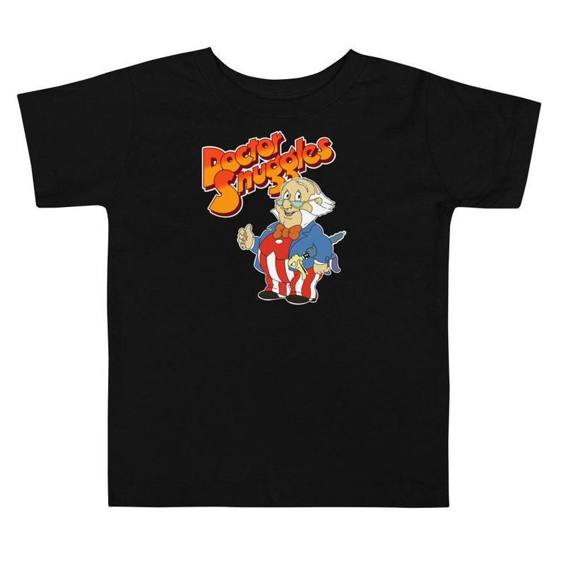 Dr. Snuggles Toddler T-Shirt: 80s Retro Cartoon Tee 100