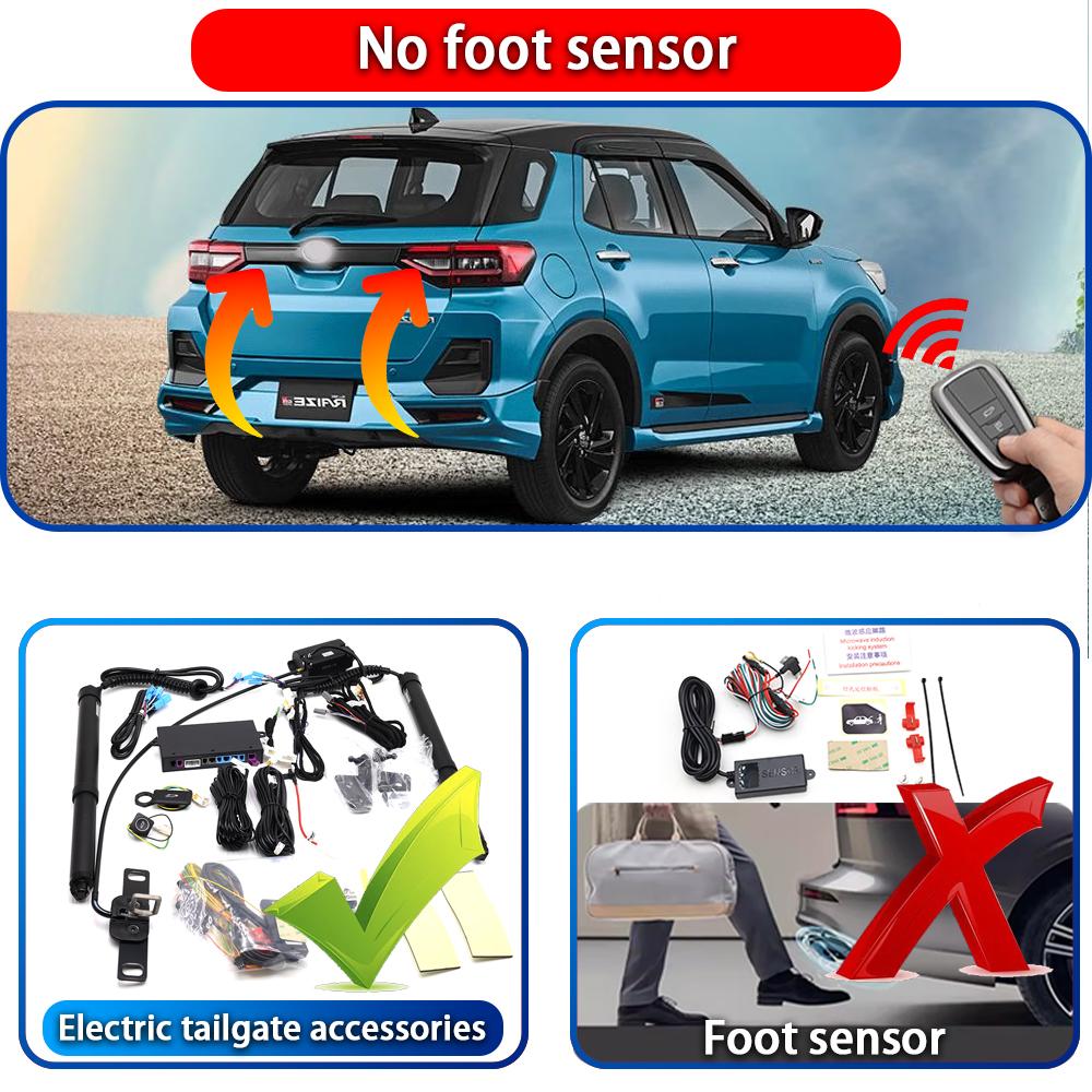 

Smart Powered Tailgate System for Toyota Raize Perodua Ativa Subaru Rex Daihatsu Rocky A200 Automatic Intelligent Trunk Lift Kit