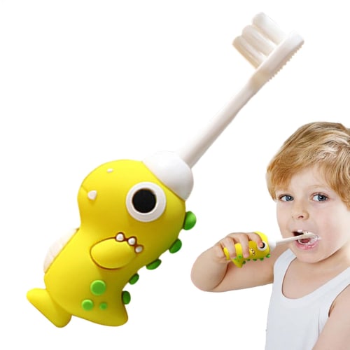 Keloglu Toddler Toothbrush, Manual Toothbrush for Kids - Soft Bristles, Toddler Training Toothbrush with Child-Sized Brush Head | Cute Kids Toothbrush