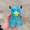 Vaca das Terras Altas com Glitter Bola Anti-Stress Squishy de Subida Lenta Brinquedo de Apertar Fofo Macio Fidget Sensorial Brinquedo para Alívio da Ansiedade