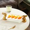 Kreative Kaninchen Dessert Platte Keramik Obst Platte Wohnzimmer Snack Candy Lagerung Tray Home Dekoration Kuchen Platte Geschirr