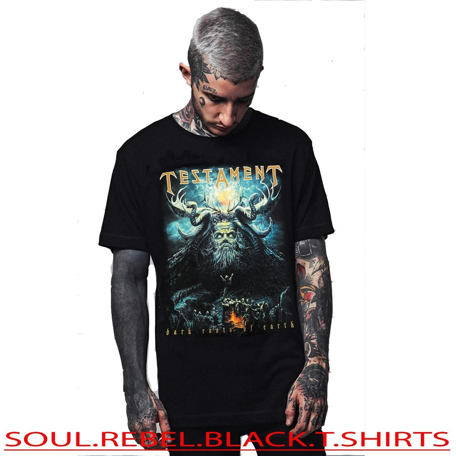 TESTAMENT DARK ROOTS OF EARTH METAL PUNK ROCK Men s SIZES XS