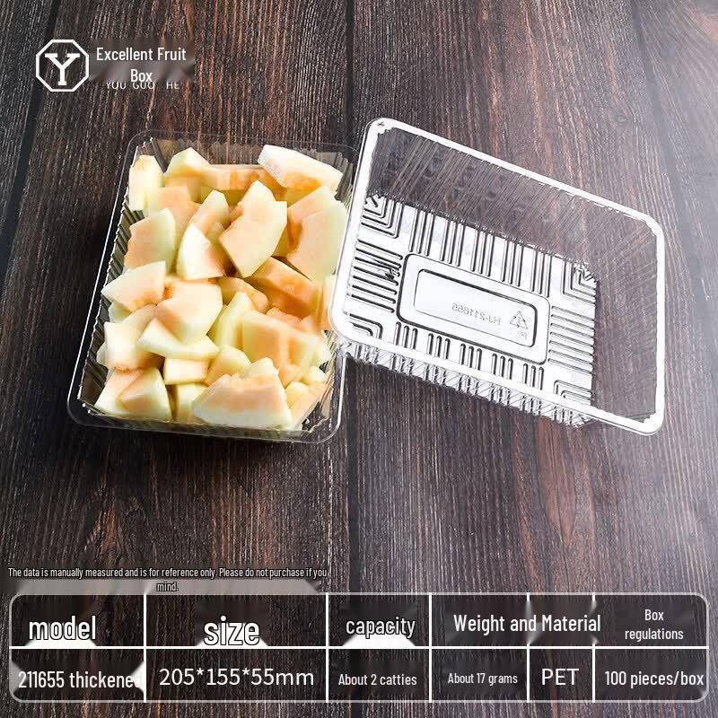 Disposable Transparent Fruit Packaging Box
