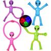 4pcs Extraterrestrial Versatile Shape Telescopic Tube Toy Fun Puzzle Decompression Stretching Tube Decompression Telescopic Tube
