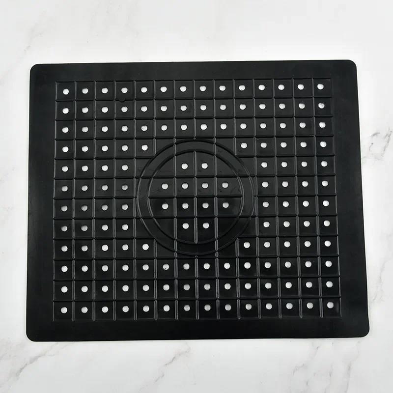 Kitchen Table Anti Slip TPR Sink Mat - Heat Insulation Dish Protector Non Slip Bathroom Accessories Useful Home Decor