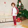 Christmas Parent Child Family Set Home Furnishings Christmas Pajamas Two Piece Set