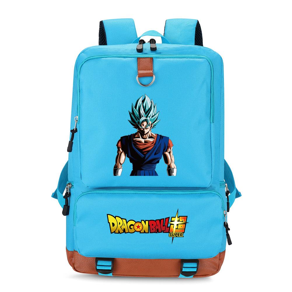Cartoon Animation Dragon Ball Schoolbag Backpack Student Schoolbag Men'S And Women'S Travel Bag Computer Bag