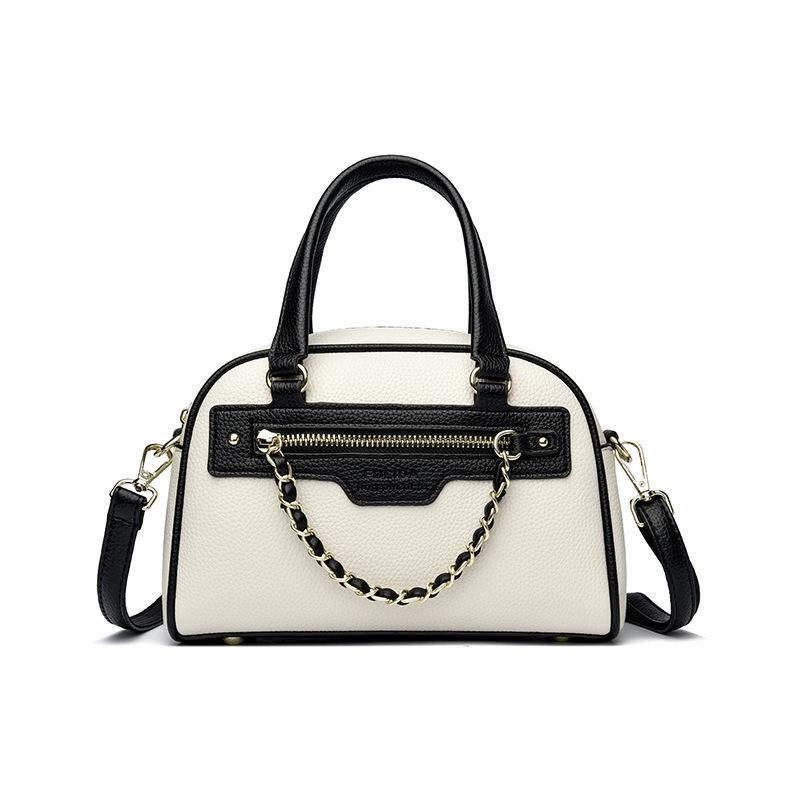 Simple Hand Held Bowling Bag for Women's New Style Niche Bag with One Shoulder Crossbody Pillow Bag