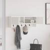 Wall Mounted Nightstand White 80 X 20 X 30 Cm Engineered Wood