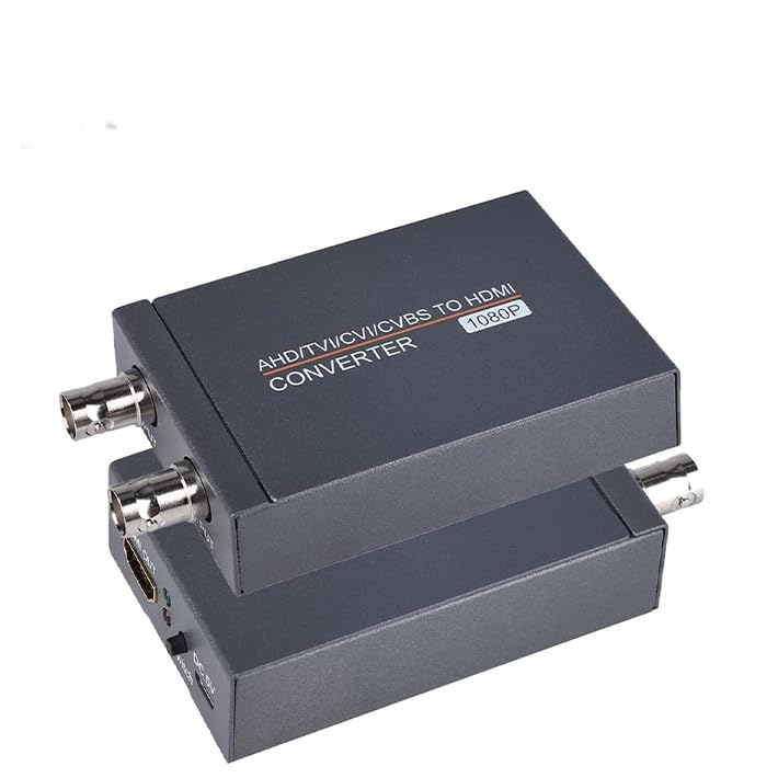 

to HDMI Converter Full HD 4K BNC to HDMI Video CVBS BNC Video Signal Converter for Warranty TVI/CVI/AHD Adapter, 720P/1080P/3MP/4MP/5MP/8MP Adapter,