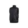 Adidas Solid Color Zip-Up Stand Collar Vest Men Tops Black FT2417