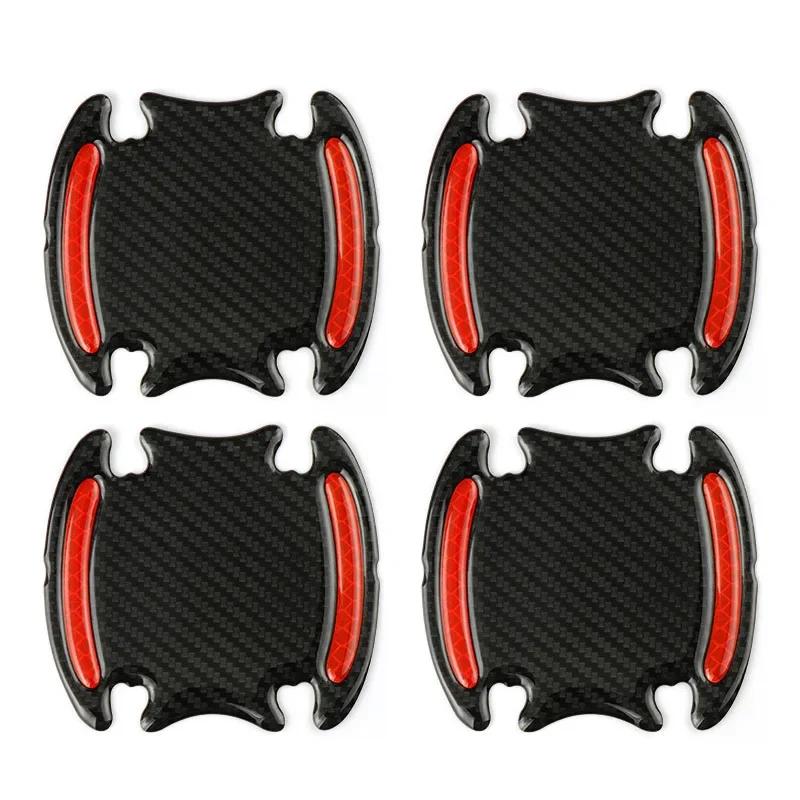 Car Door Reflective Stickers Anti-scratch Safty Warning Stickers Auto Handle Protection Film Exterior Styling Car Accessories