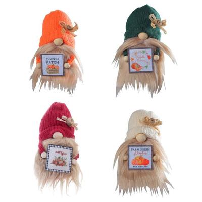 Farmhouse Harvest Gnome Festival Beard Pumpkin Kitchen Restaurant Decor