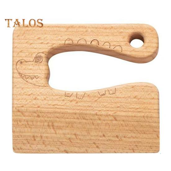 Barnekniv i tre Barnesikker grønnsakskutter Pedagogisk matlagingsleke Late som-lek Kutter for småbarn Kutte og tilberede grønnsaker Frukt