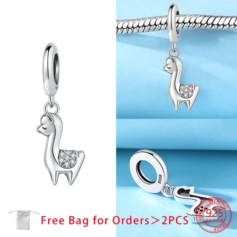 Anniversary Charms Copper Cute Animal Beads Pendant Fit Bracelet Necklace Accessories Bead Jewelry Making Fine Jewelry Gift