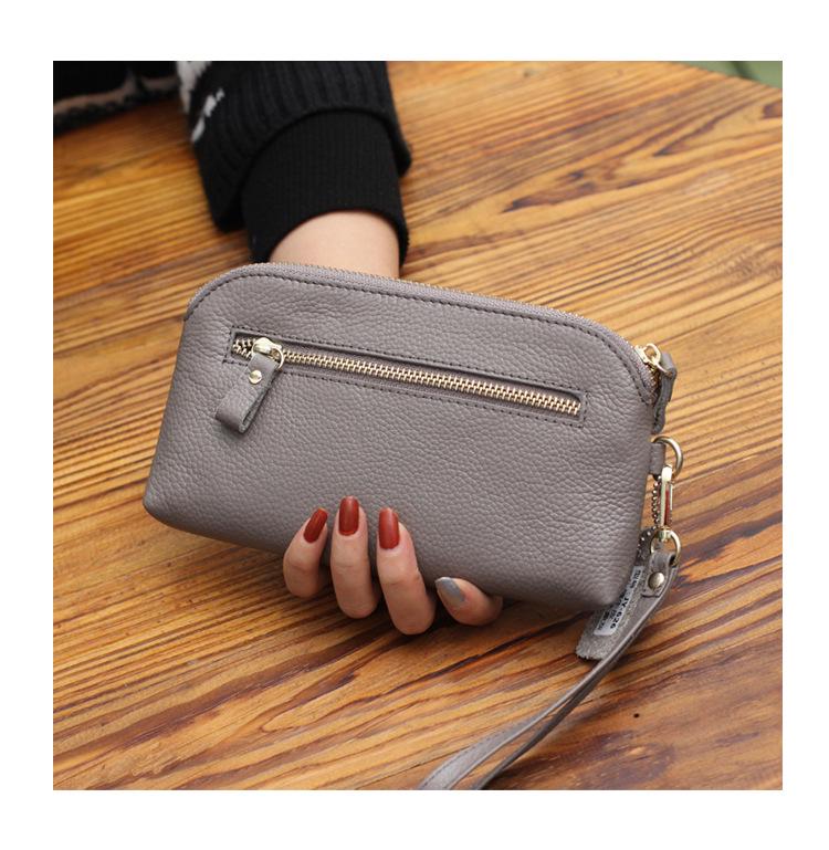 Women's Honeybee Shell-Shaped Long Clutch Wallet