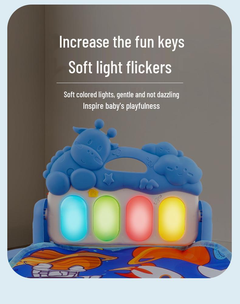 Cross-border Baby Music Gym: Interactive Piano Toy & Educational Game Mat for Newborns