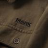 MARK FAIRWHALE Men's Loose Fit Pure Cotton Casual Shirt Jacket
