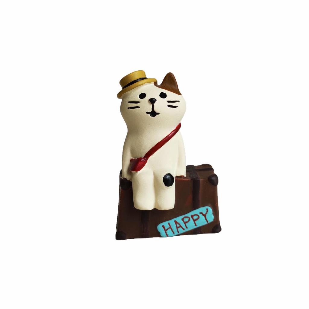 Japanese Zakka Travel Souvenir Resin Mascot - Creative Desktop Ornament