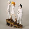 The Promised Neverland Norman Emma Ray 1/8 Scale Standing Anime Action Figure Set Collectible Boxed Statue With Book Shelf Base